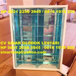 Kap Lampu RM 2x10 Watt Full Mirror